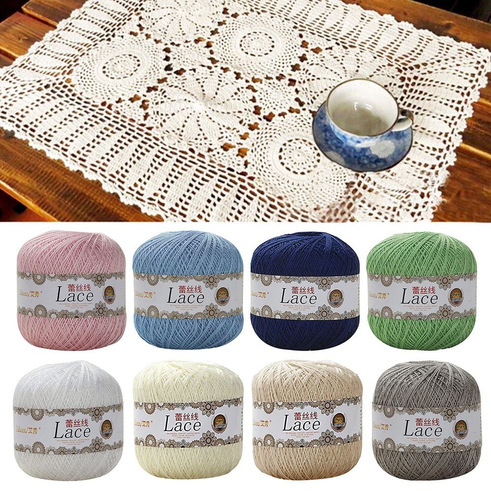 Cotton Embroidery Thread Skeins - Fio De Renda De Algodão Macio,