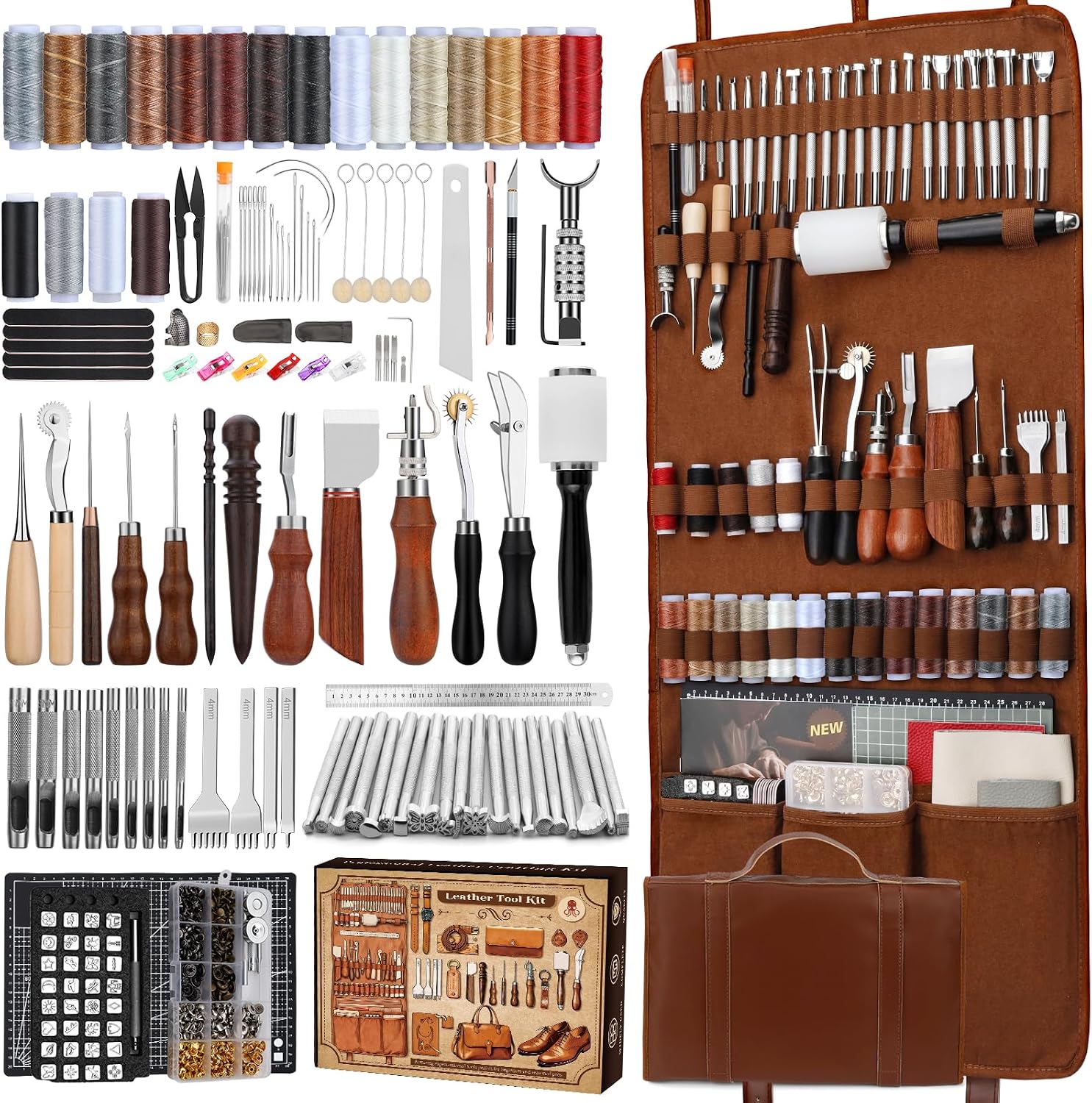 Craft Tools - Kit de Trabalho em Couro, Ferramentas