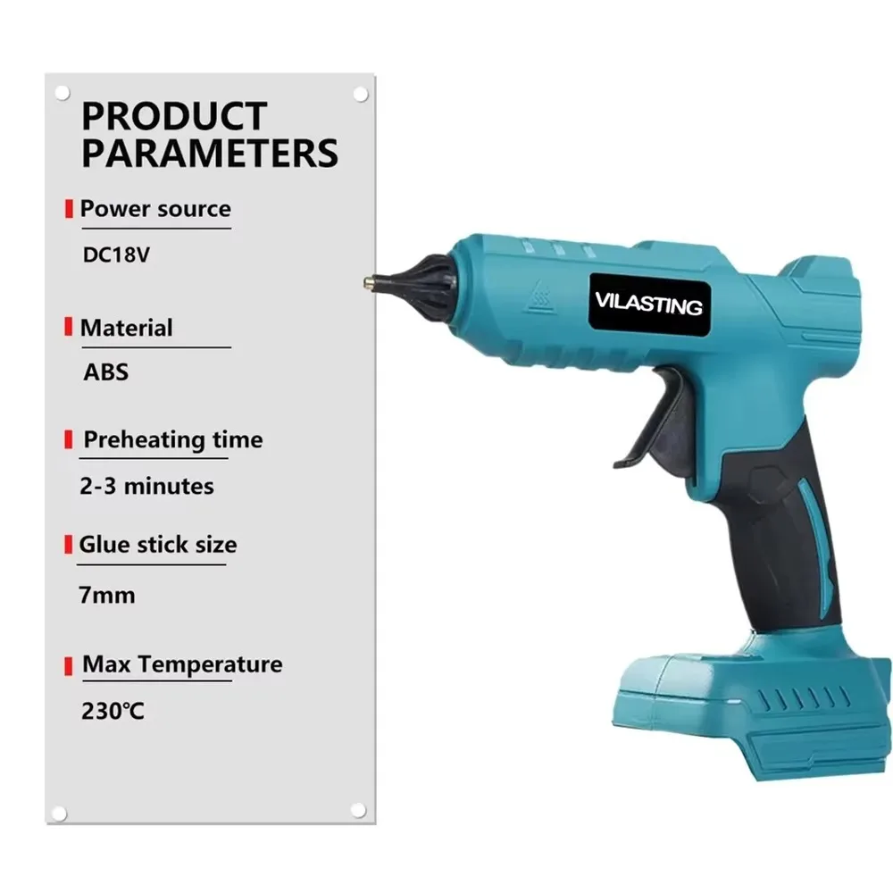 Pistola de cola quente sem fio - Hot Melt Glue Gun Cordless avaliação e preço