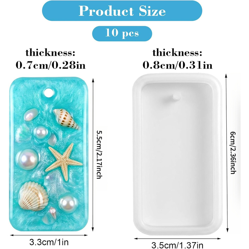 10 moldes para fundição de joi - Silicone Epoxy Resin Molds Set avaliação e preço