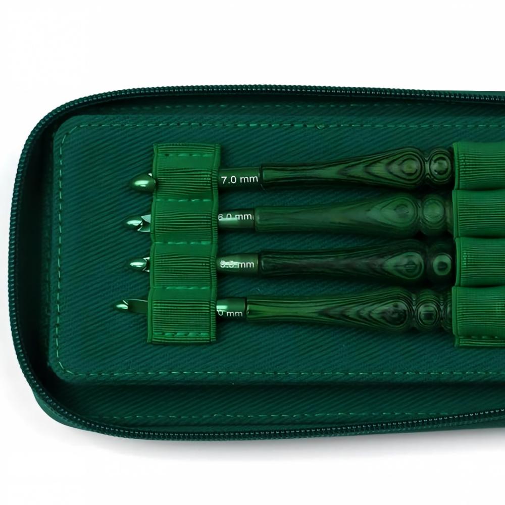 Conjunto de agulhas de crochê  - Wooden Crochet Hooks Ergonomic Handle avaliação e preço