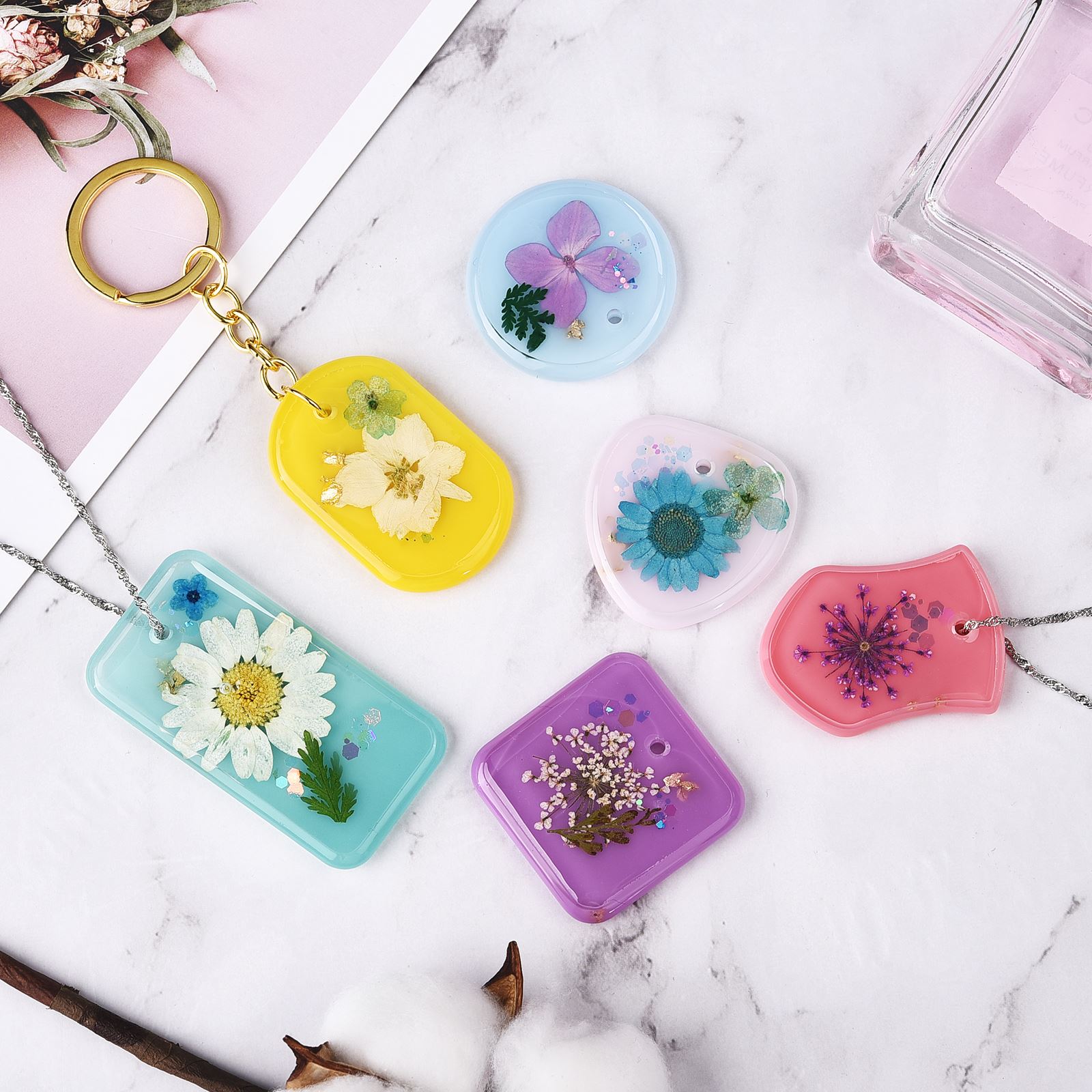 DIY Chaveiro Pingente Silicone - Silicone Epoxy Resin Molds Set avaliação e preço