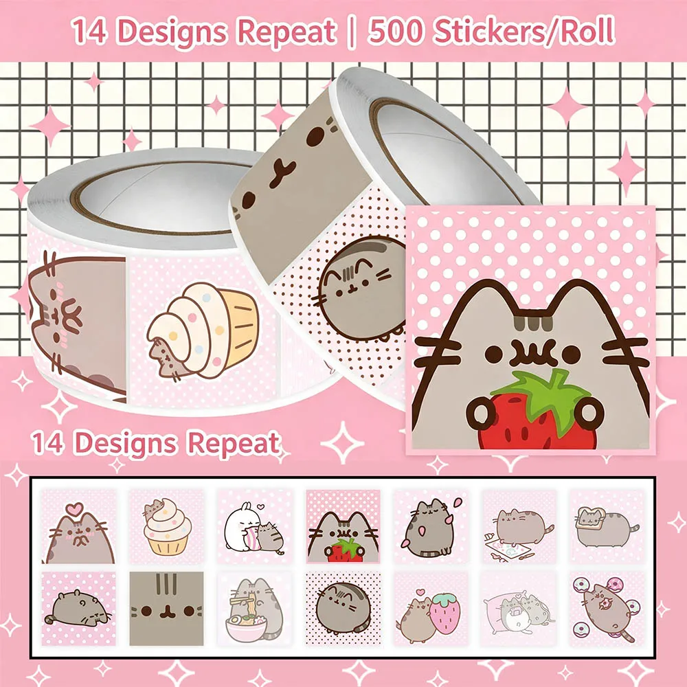 500 Adesivos de Rolos de Gato  - Scrapbooking avaliação e preço