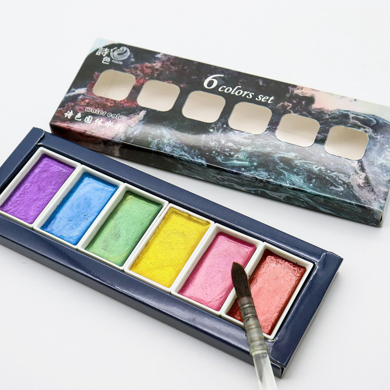 Conjunto sólido de pigmento aq - Watercolor Paint Set Solid Pigment avaliação e preço