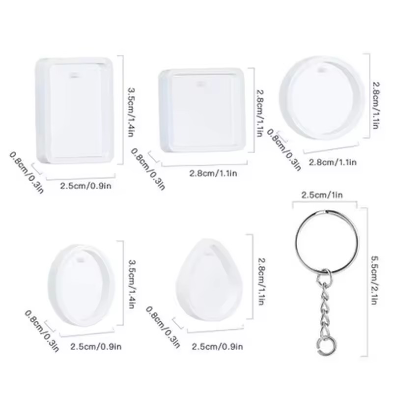 Kit de 20 peças para criar pin - Silicone Epoxy Resin Molds Set avaliação e preço